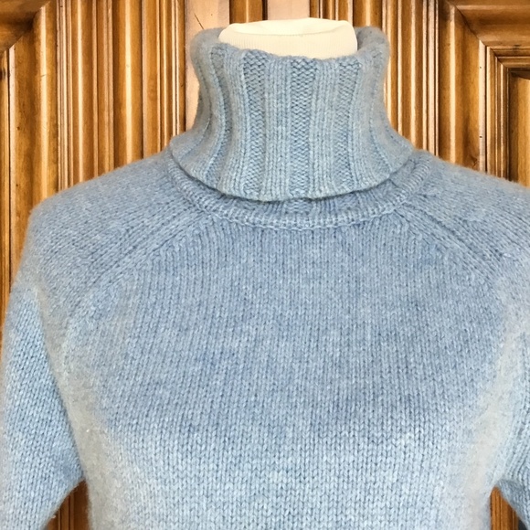 REISS Eve Wool Cashmere Blend Turtleneck Sweater - Picture 12 of 14